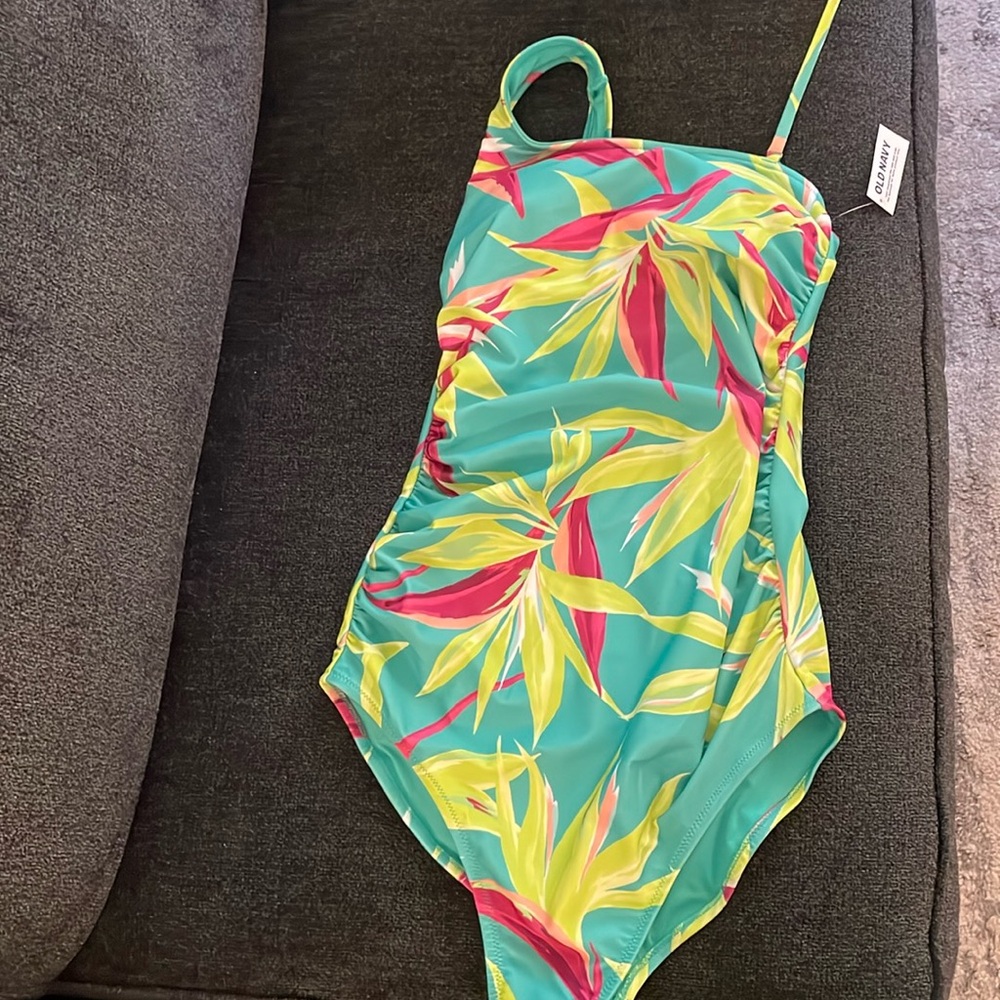 One Shoulder Maternity Onepiece Swimsuit